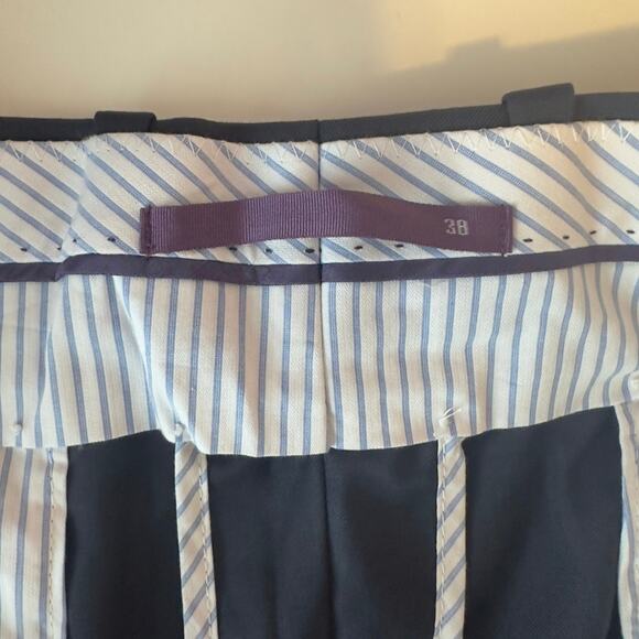 NWT AR18TO Aristo Eighteen Stirling Men’s Unhemmed Dress Pants Size 38 New Blue - Picture 3 of 9